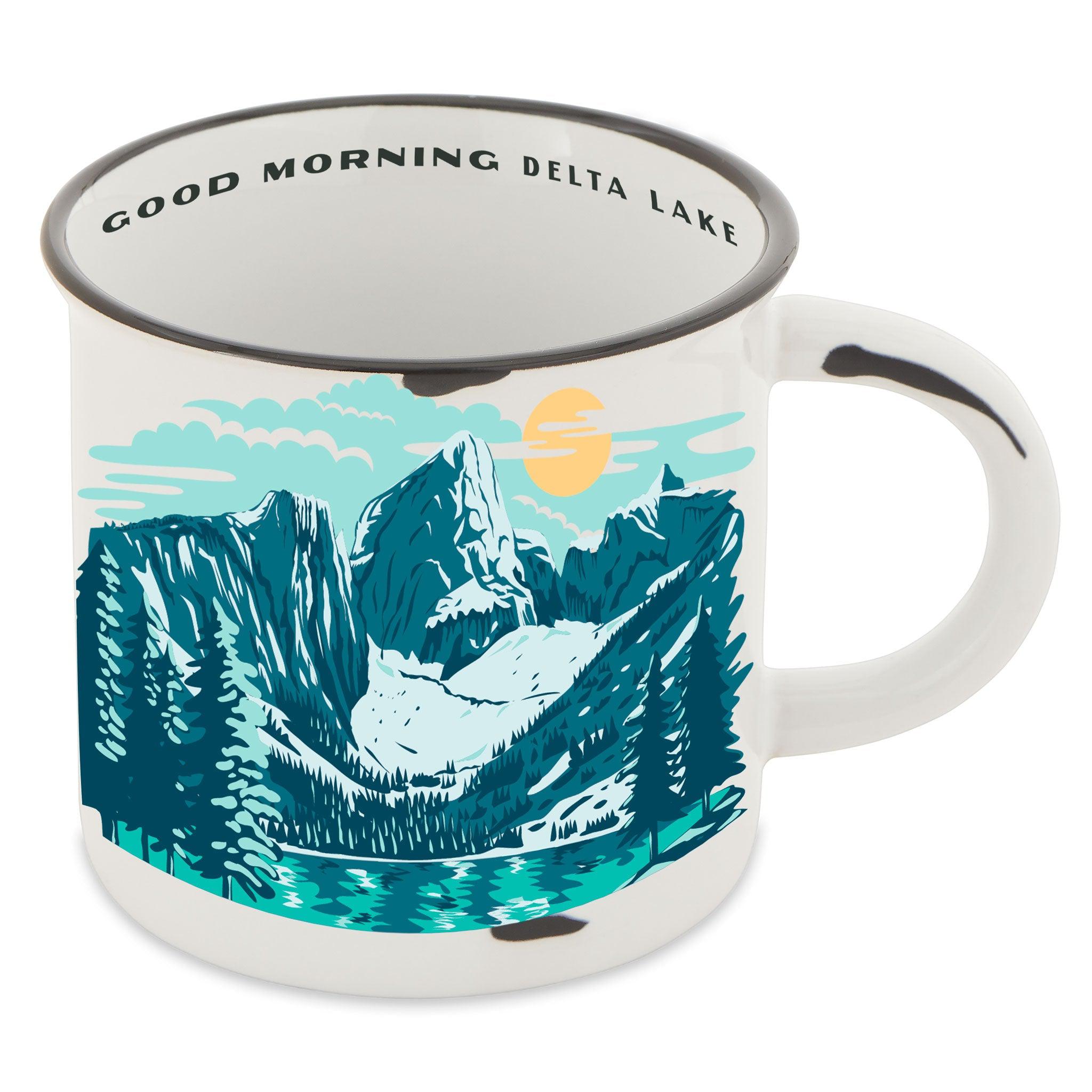Delta Lake Grand Teton National Park WPA Camp Mug - McGovern Outdoor