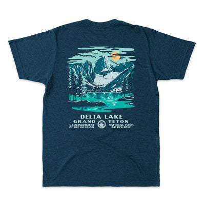 Delta Lake Grand Teton Wpa Short-Sleeve Unisex Tee