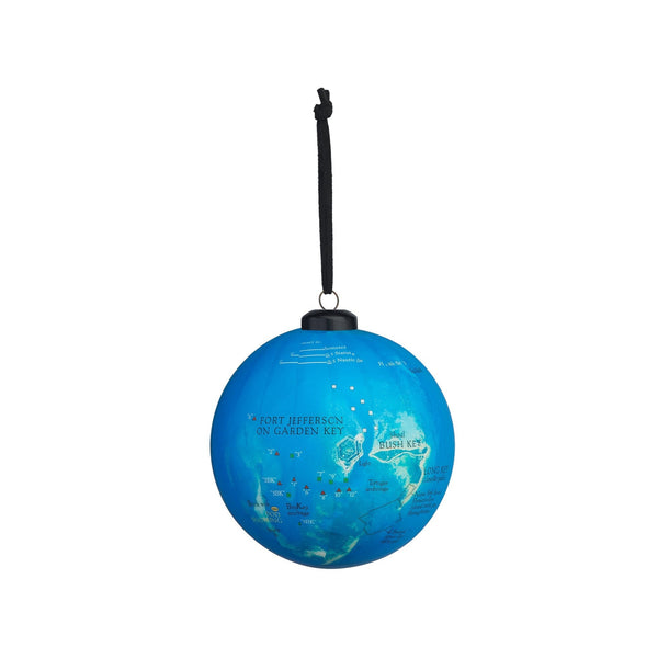 Dry Tortugas National Park Map Ornament - McGovern Outdoor