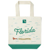 Florida State Illustrated Map Recycled Canvas Tote Bag