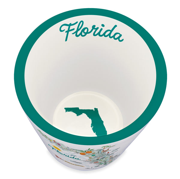 Florida State Illustrated Map Shot Glass