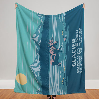 Glacier National Park WPA Blanket