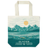 Glacier National Park WPA Recycled Canvas Tote Bag