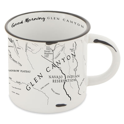 Glen Canyon National Recreation Area Line Map Camp Mug