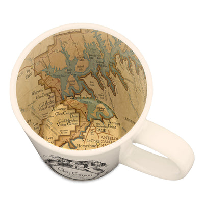 Glen Canyon Vintage Map Mug