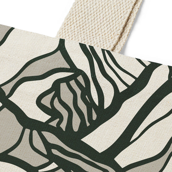 Grand Canyon National Park Contour Lines Recycled Canvas Tote Bag