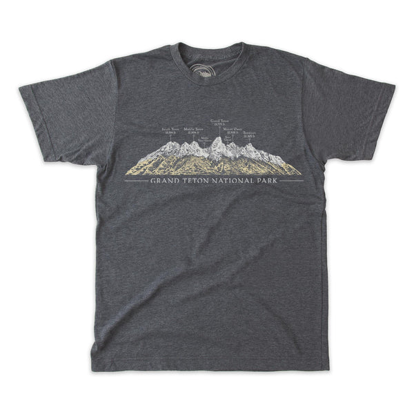 Grand Teton Altitudes Short-Sleeve Unisex Tee