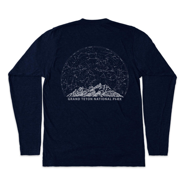Grand Teton Constellations Long-Sleeve Unisex Tee