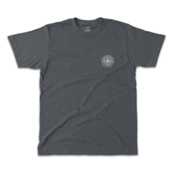 Grand Teton Line Map and Compass Short-Sleeve Uni Tee