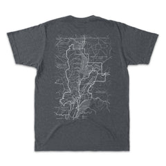 neighborhood MISSION MAP Tシャツ SMALL Grand-Teton-Line-Map-and-
