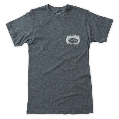 Grand Teton National Park Short-Sleeve Unisex T-Shirt with Map and Cartouche - McGovern & Company