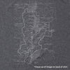 Grand Teton National Park Short-Sleeve Unisex T-Shirt with Map and Cartouche - McGovern & Company