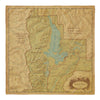 Grand Teton National Park Vintage Map Bandana