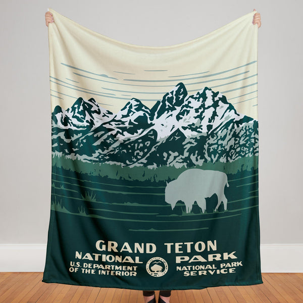 Grand Teton National Park WPA Blanket McGovern Outdoor