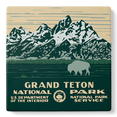 Grand Teton National Park WPA Coaster (Single)