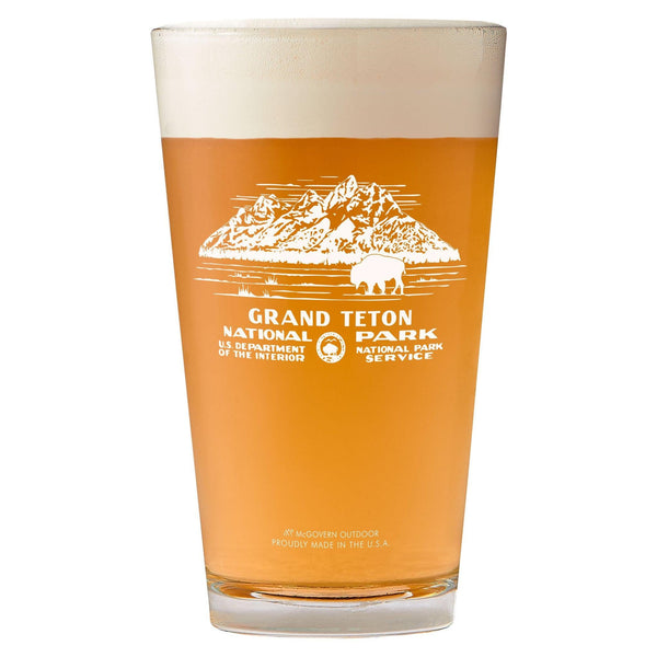 Grand Teton National Park WPA Pint Glass