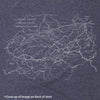 Great Smoky Map Long-Sleeve Unisex T-Shirt