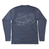 Great Smoky Map Long-Sleeve Unisex T-Shirt