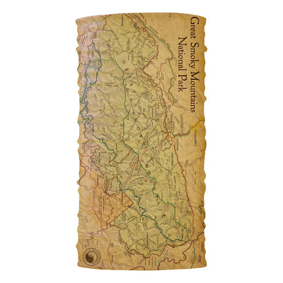Great Smoky Mountains Map Bana - McGovern Outdoor