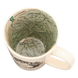 Great Smoky Mountains Map Inside Out Coffee Mug