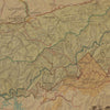 Great Smoky Mountains National Park Map Plush Blanket - McGovern & Company