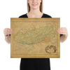 Great Smoky Mountains National Park Map Poster