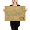 Great Smoky Mountains National Park Map Poster