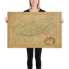 Great Smoky Mountains National Park Map Poster