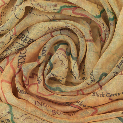 Great Smoky Mountains National Park Map Scarf - McGovern & Company