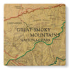 Great Smoky Mountains Vintage Map Coasters