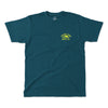 Jenny Lake Grand Teton Map Short-Sleeve Unisex Tee in Mako