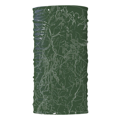 Katmai National Park and Preserve Line Map Bana