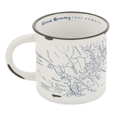 Lake Powell Line Map Camp Mug