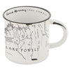 Lake Powell Line Map Camp Mug