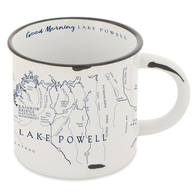 Lake Powell Line Map Camp Mug