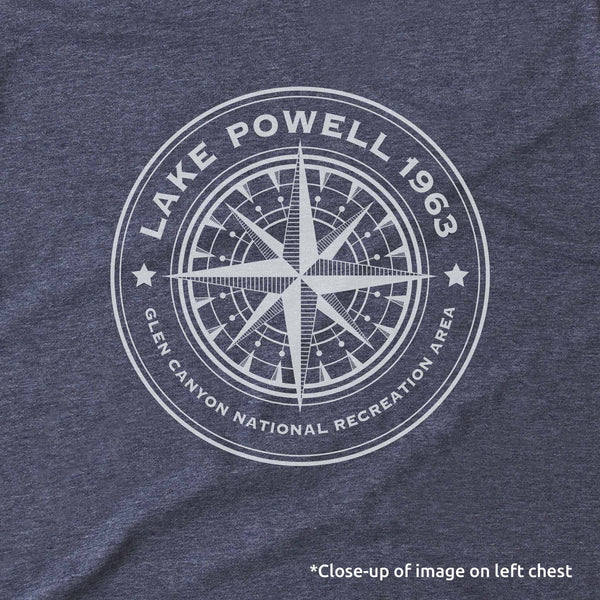 Lake Powell Map Unisex Map Tee