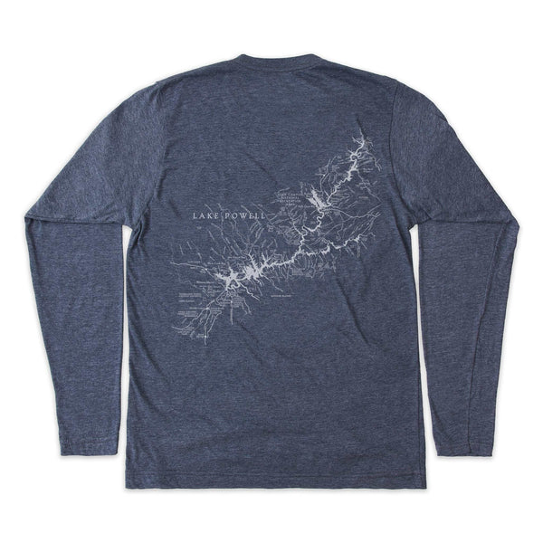 Lake Powell Map Unisex Map Tee