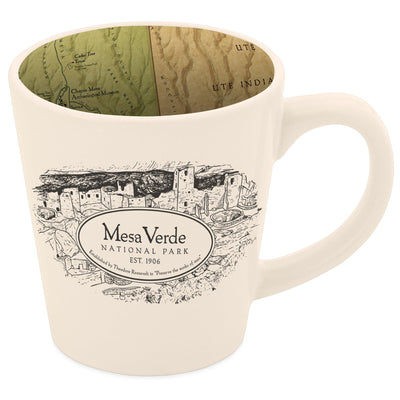 Mesa Verde National Park Map Mug - McGovern & Company
