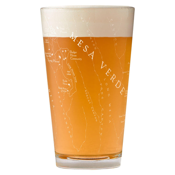 Mesa Verde National Park Map Pint