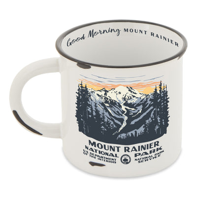 Mount Rainier National Park Sunrise Point WPA Camp Mug