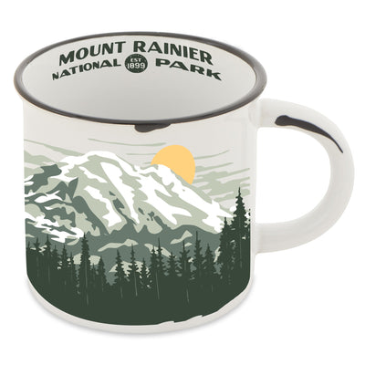 Mount Rainier National Park WPA Camp Mug