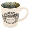 Mount Rainier Vintage Map Latte Mug