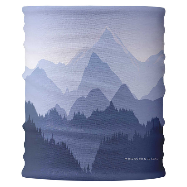 Mountains Blue Headband