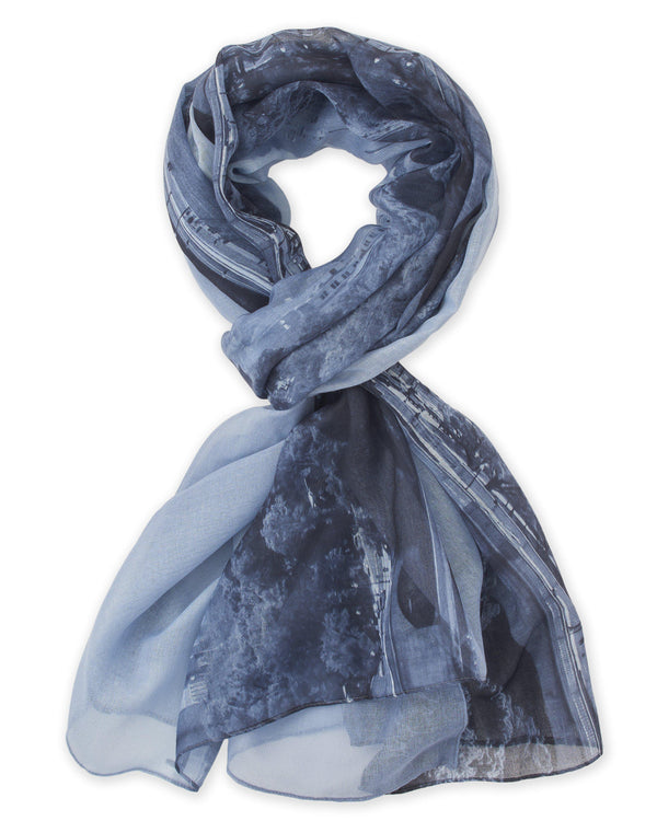 National Mall Black-and-White Photo Scarf - McGovern & Company