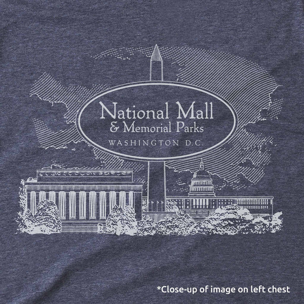 National Mall Map Unisex Tee - McGovern Outdoor