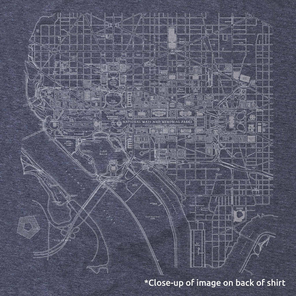National Mall Map Unisex Tee - McGovern Outdoor