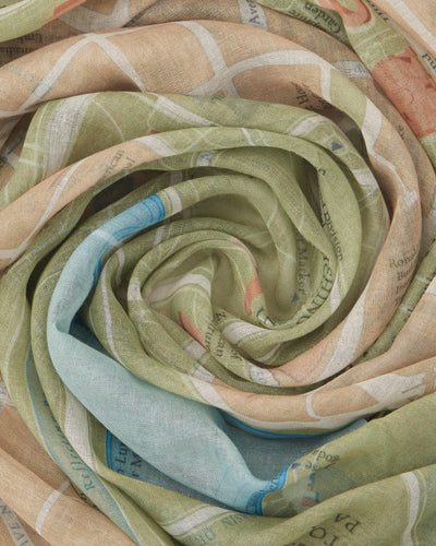 National Mall Vintage Map Scarf - McGovern Outdoor