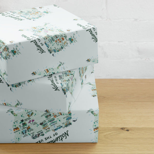 National Parks of the USA Wrapping Paper