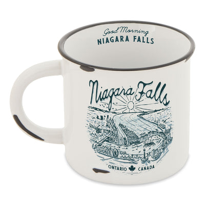 Niagara Parks Aerial Illustration Camp Mug