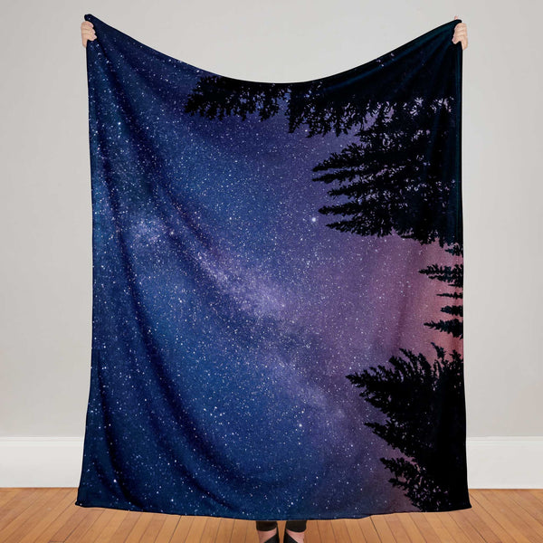 Night Sky Photo Blanket